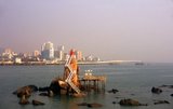 The area where Xiamen now exists was known as Tong'an (Chinese: 同安; Pe̍h-ōe-jī: Tâng-Oaⁿ) in some Han Dynasty records, though the area was not significantly settled by Han Chinese until several centuries later.<br/><br/>

In 1387, the Ming Dynasty built a fort in Xiamen, then part of Quanzhou, to guard against pirates. After the Manchu Qing Dynasty overthrew the Ming in 1644, Ming loyalist Koxinga, used Xiamen as a base to launch counterattacks against the invading Manchus from 1650 to 1660. In 1656, he named Xiamen Island, Siming (思明洲), or 'Remembering the Ming'. In 1661, Koxinga drove the Dutch from Taiwan and moved his operations there. The Manchus renamed the island Xiamen.